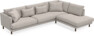 Harper - 3-sits soffa med divan höger - Grå