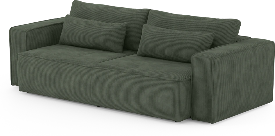 Ide - Bäddsoffa 3-sits - Grön