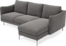 Madison - 2-sits soffa med schäslong höger - Brun