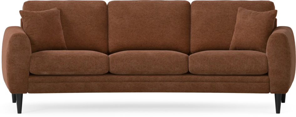 Eden - 3-sits soffa svängd - Orange