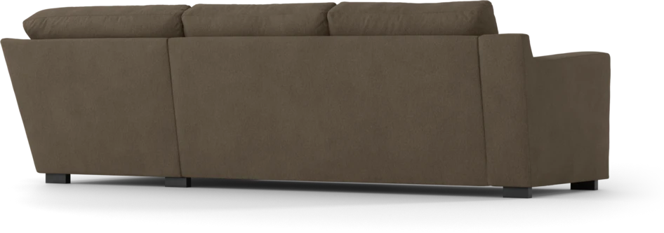 Friday - 2,5-sits soffa med divan höger - Brun