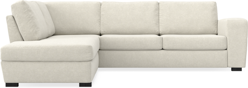 Friday - 2,5-sits soffa med divan vänster - Vit