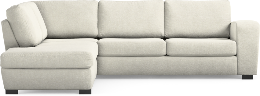 Friday - 2,5-sits soffa med divan vänster - Vit