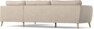 County - 2,5-sits soffa med divan höger - Beige