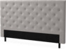 Delux Pikerad - Sänggavel, 90-210 cm - Grå