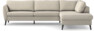 County - 2,5-sits soffa med divan höger - Beige