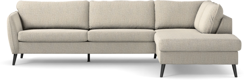 County - 2,5-sits soffa med divan höger - Beige
