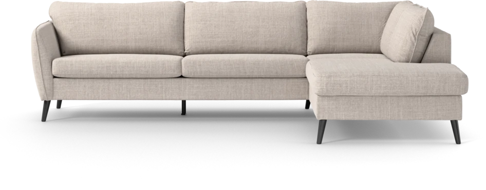 County - 2,5-sits soffa med divan höger - Beige