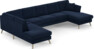 Eden - 3-sits soffa med divan vänster och schäslong höger - Blå