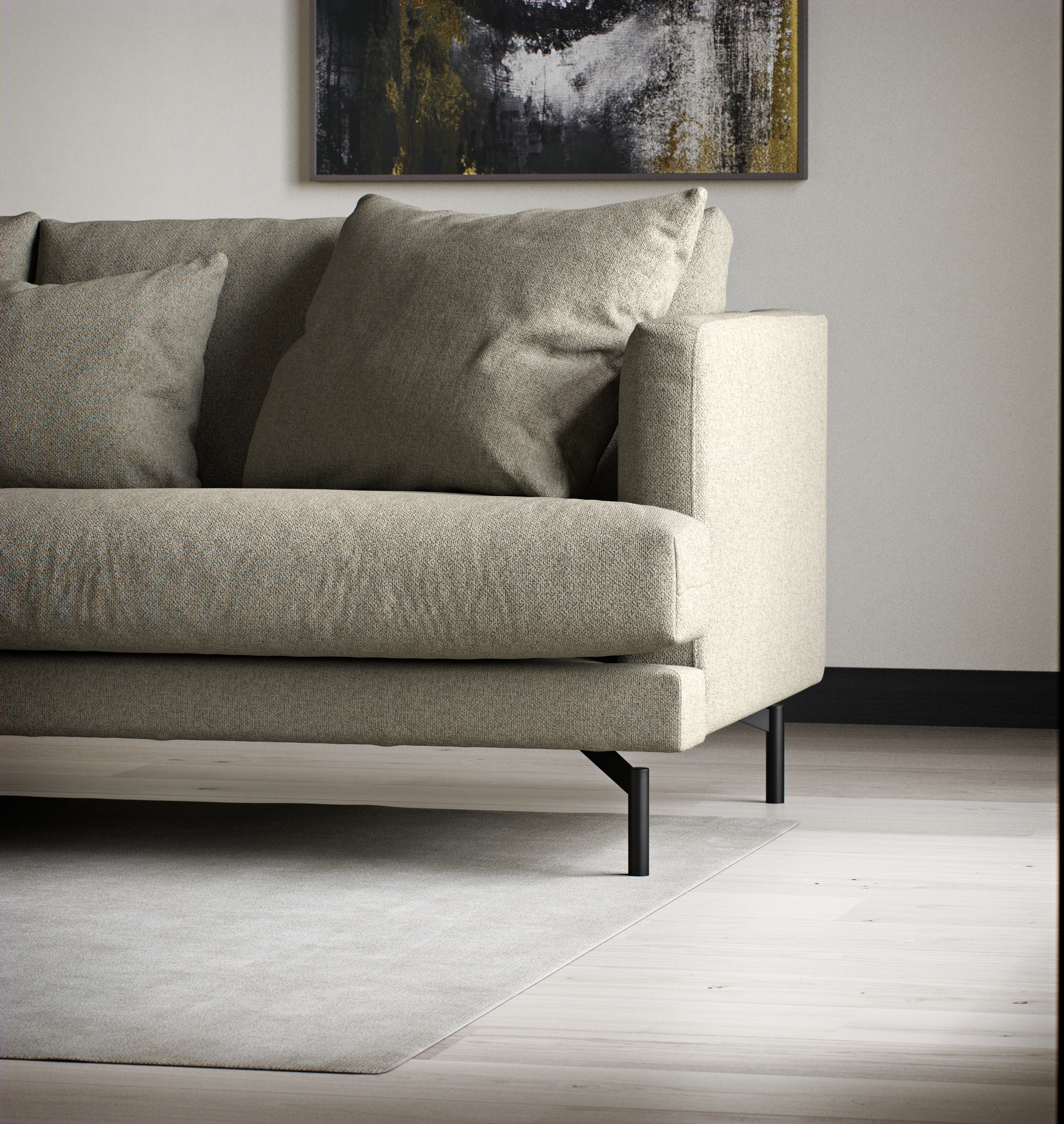 Harper - 3-sits soffa med divan vänster - inspiration