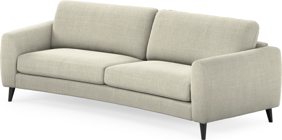 Bridge - 3-sits soffa svängd - Beige