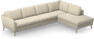 County - 3-sits soffa med divan höger - Beige