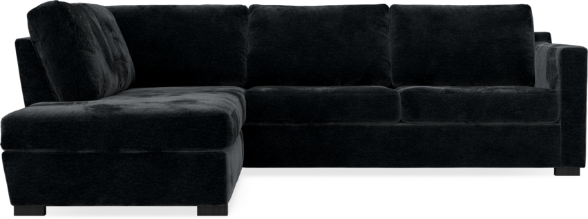 Friday - 2,5-sits soffa med divan vänster - Blå