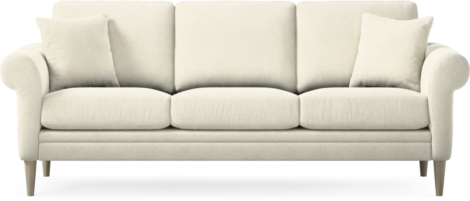 Eden - 3-sits soffa - Vit