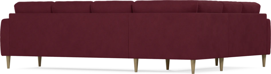 Eden - Hörnsoffa, 2+3-sits - Röd