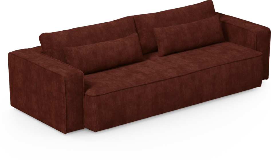 Ide - Bäddsoffa 4-sits - Röd