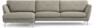 Madison Lux - 3-sits soffa med schäslong vänster - Vit