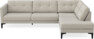 Rio - 3-sits soffa med divan höger - Beige