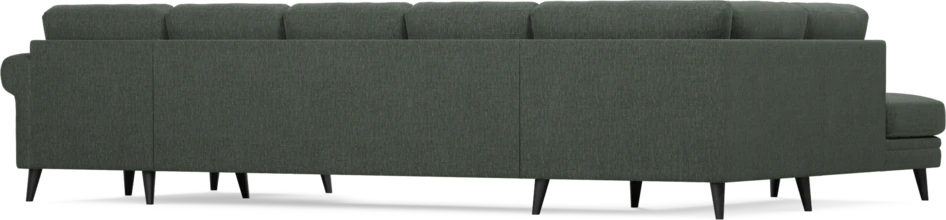 Eden - 3-sits soffa med divan vänster och schäslong höger - Grön