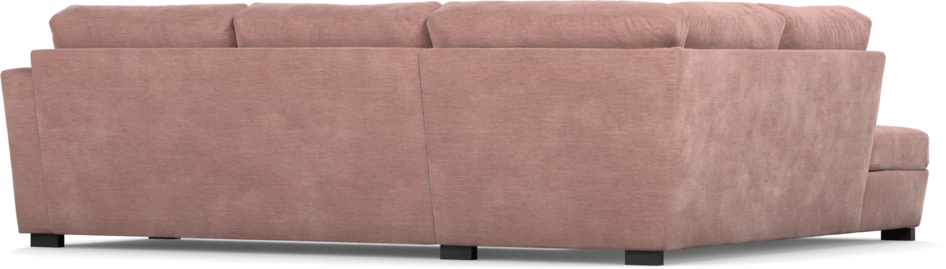 Friday - 2,5-sits soffa med divan vänster - Rosa