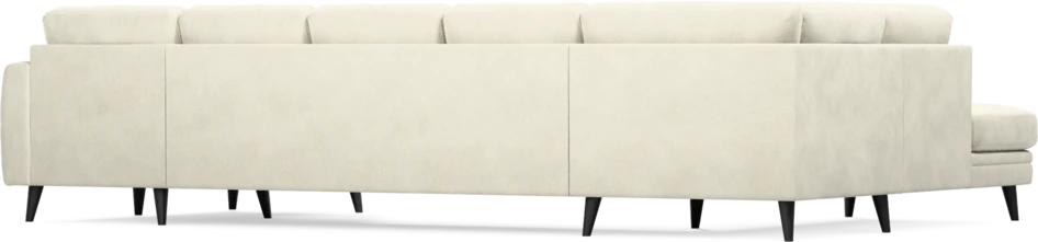 Eden - 3-sits soffa med divan vänster och schäslong höger - Vit