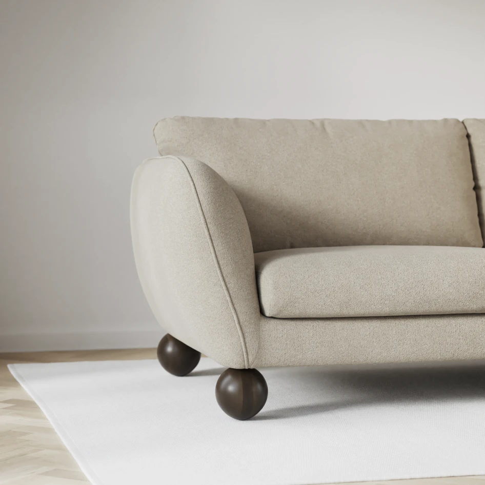 Madison Lux - Hörnsoffa med schäslong höger - Beige