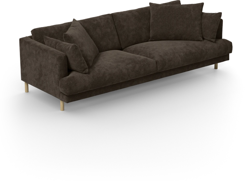 Harper - 4-sits soffa - Brun