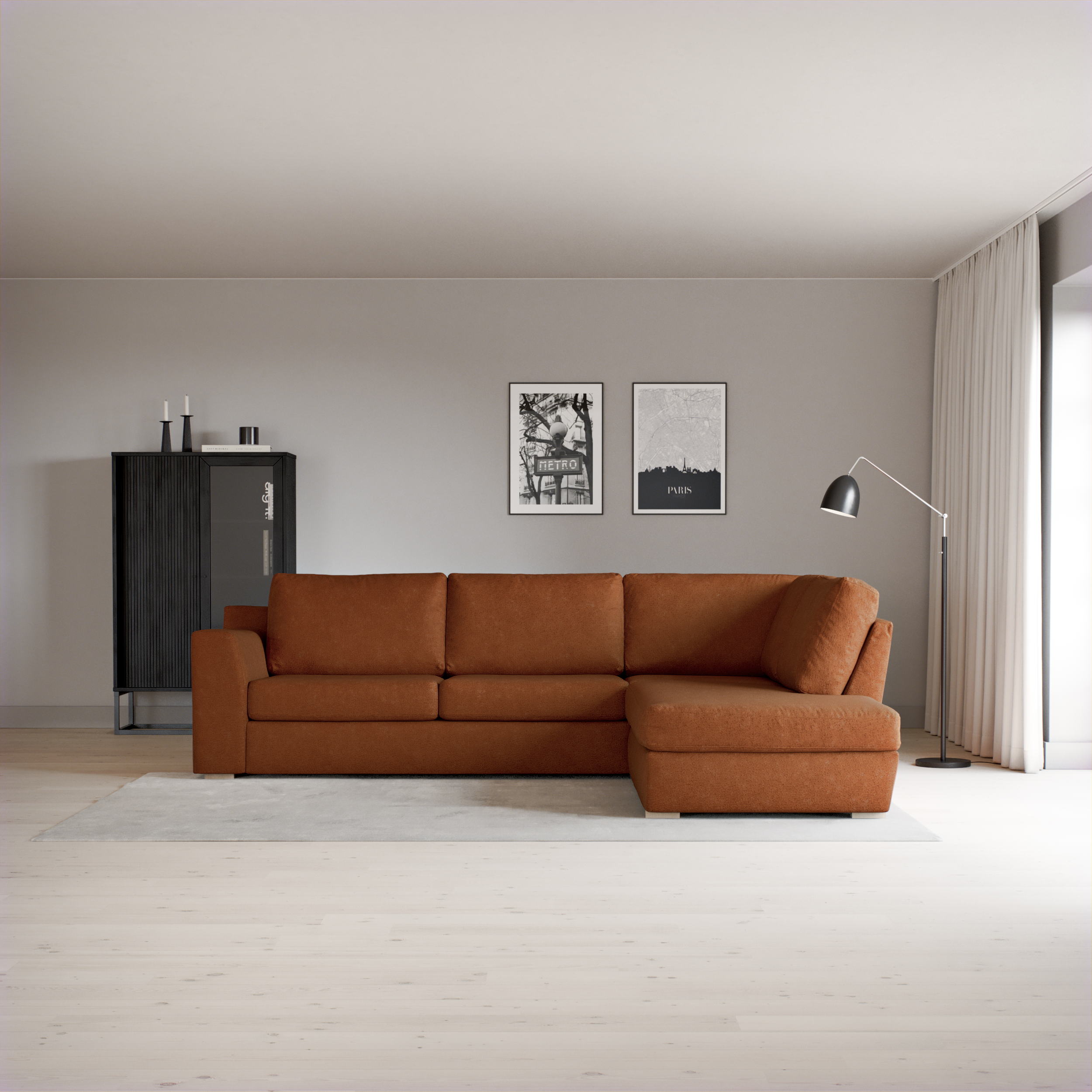 Friday - 2,5-sits soffa med divan höger - inspiration