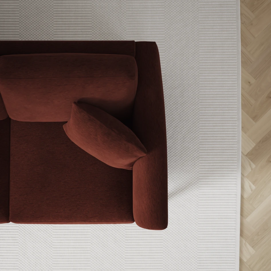Eden - 2-sits soffa - Orange