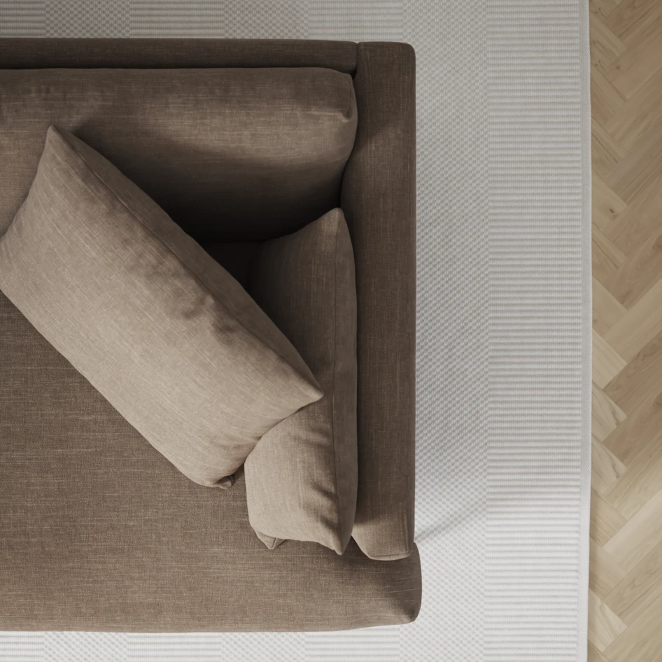 Harper - 3-sits soffa - Brun