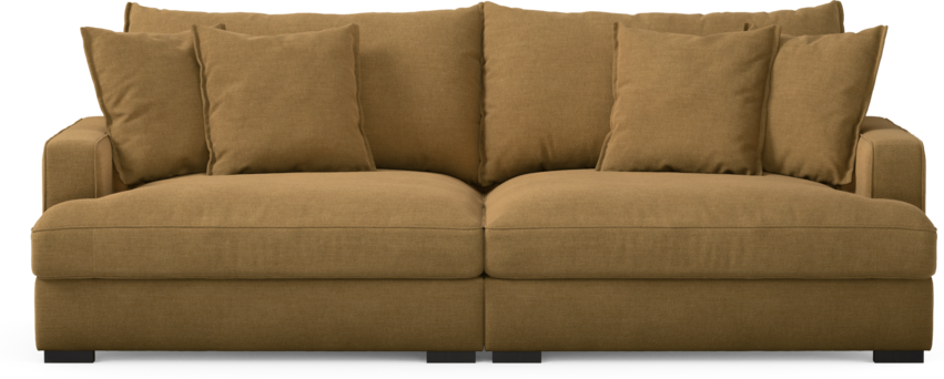 Rossi - 3-sits soffa - Gul