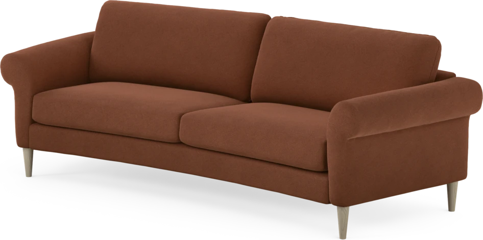 Bridge - 3-sits soffa svängd - Orange