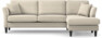 Eden - 2,5-sits soffa med schäslong - Beige