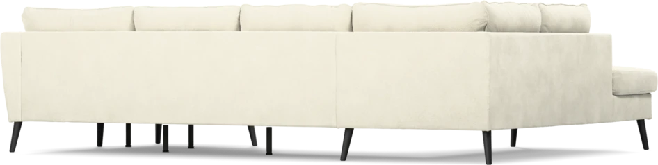 County - 3-sits soffa med divan vänster och schäslong höger - Vit