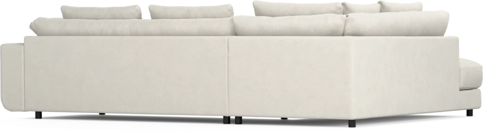 Amie - 3-sits med divan vänster - Vit