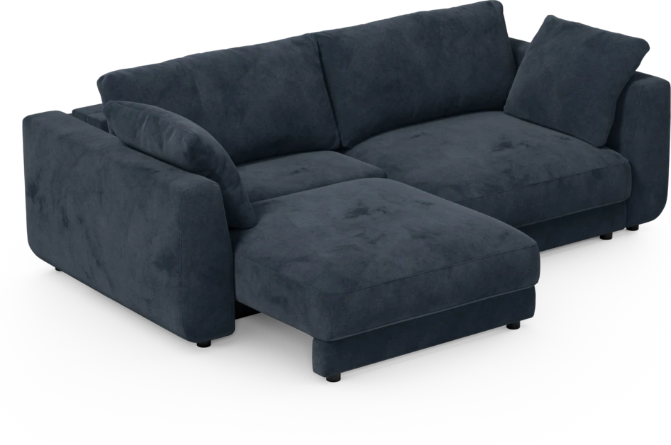 Amie - Bäddsoffa 3-sits - Blå