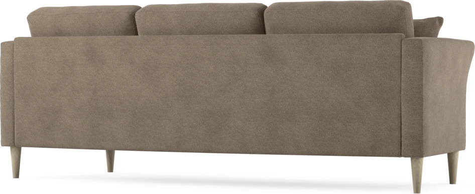 Eden - 3-sits soffa svängd - Brun