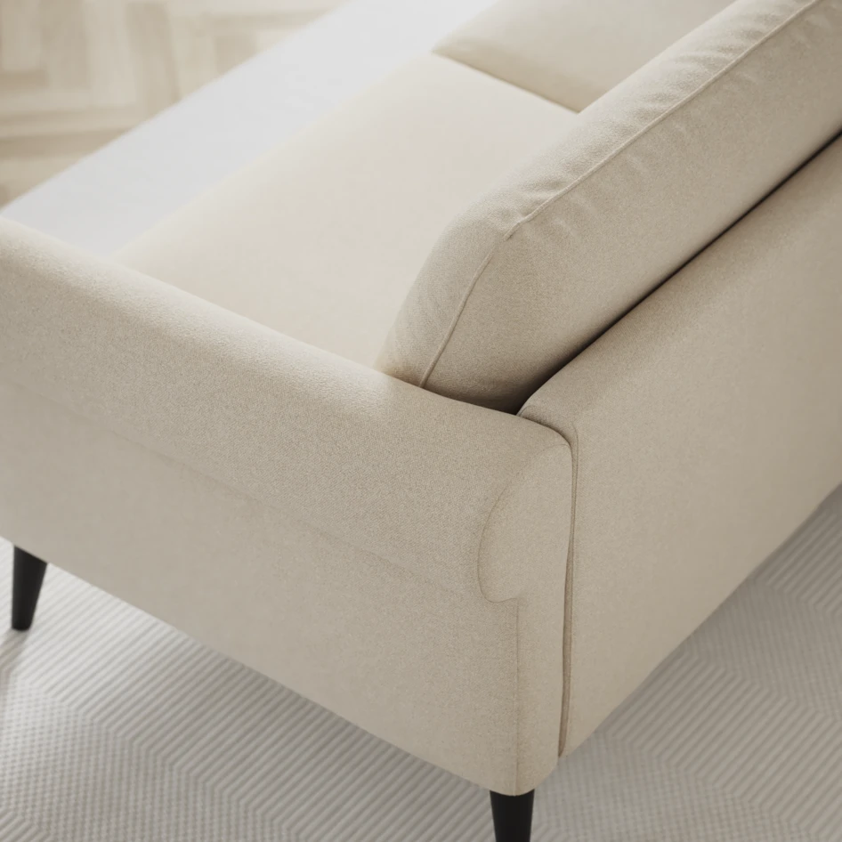 Bridge - 3-sits soffa med schäslong vänster och divan höger - Beige