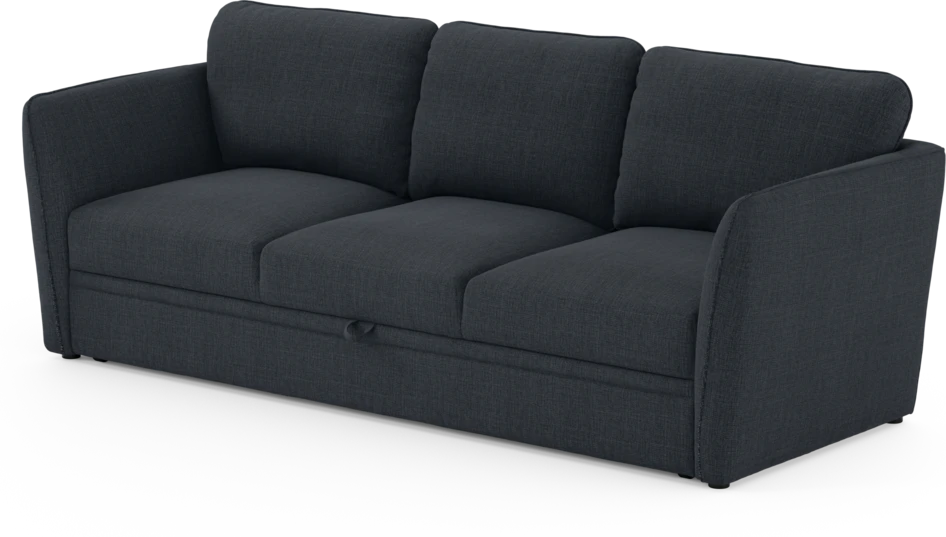 Öland - Bäddsoffa 3-sits, längsbäddad - Blå