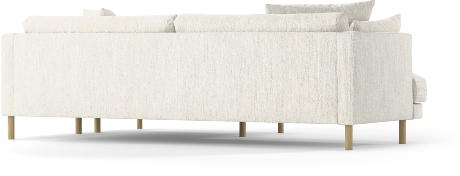 Harper - 4-sits med schäslong XL höger - Vit