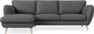 Madison Lux - 2-sits soffa med schäslong vänster - Grå