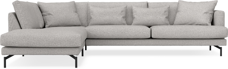 Harper - 3-sits soffa med divan vänster - Vit