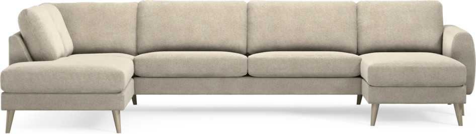 Bridge - 3-sits soffa med divan vänster och schäslong höger - Beige
