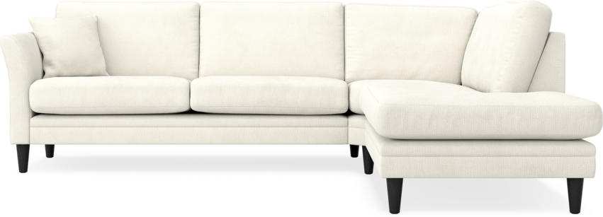 Eden - 2,5-sits soffa med divan - Vit