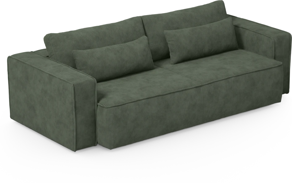Ide - Bäddsoffa 3-sits - Grön