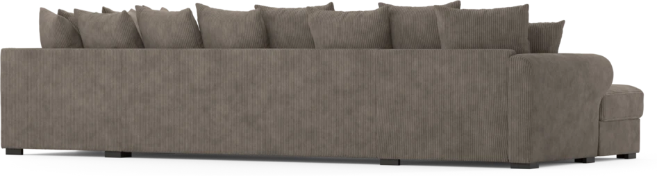 Town - 3-sits soffa med divan höger och schäslong vänster - Brun
