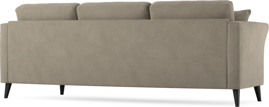 Eden - 3-sits soffa svängd - Beige