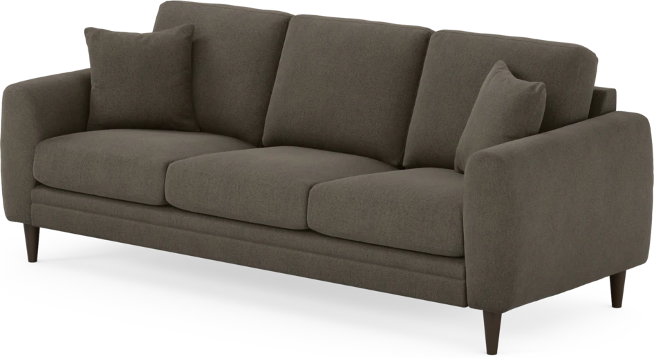 Eden - 3-sits soffa - Brun