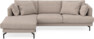 Harper - 3-sits soffa XL med schäslong vänster - Beige