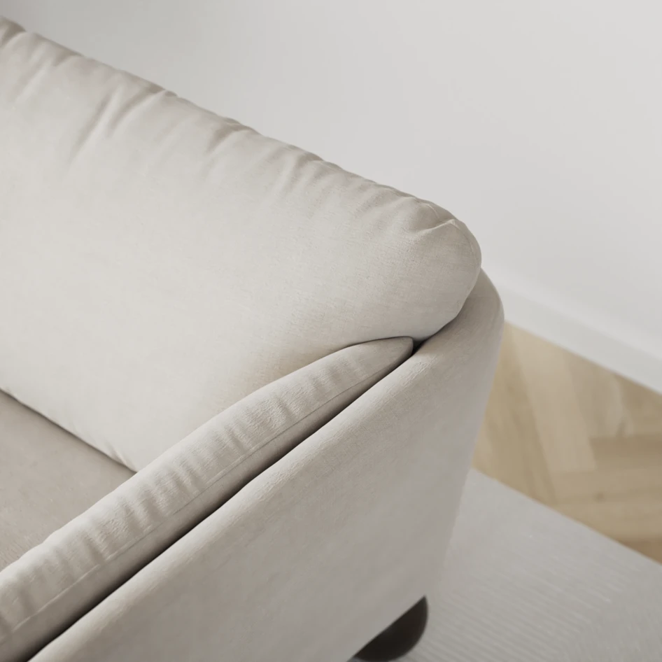 Madison Lux - 2-sits soffa med divan vänster och schäslong höger - Beige